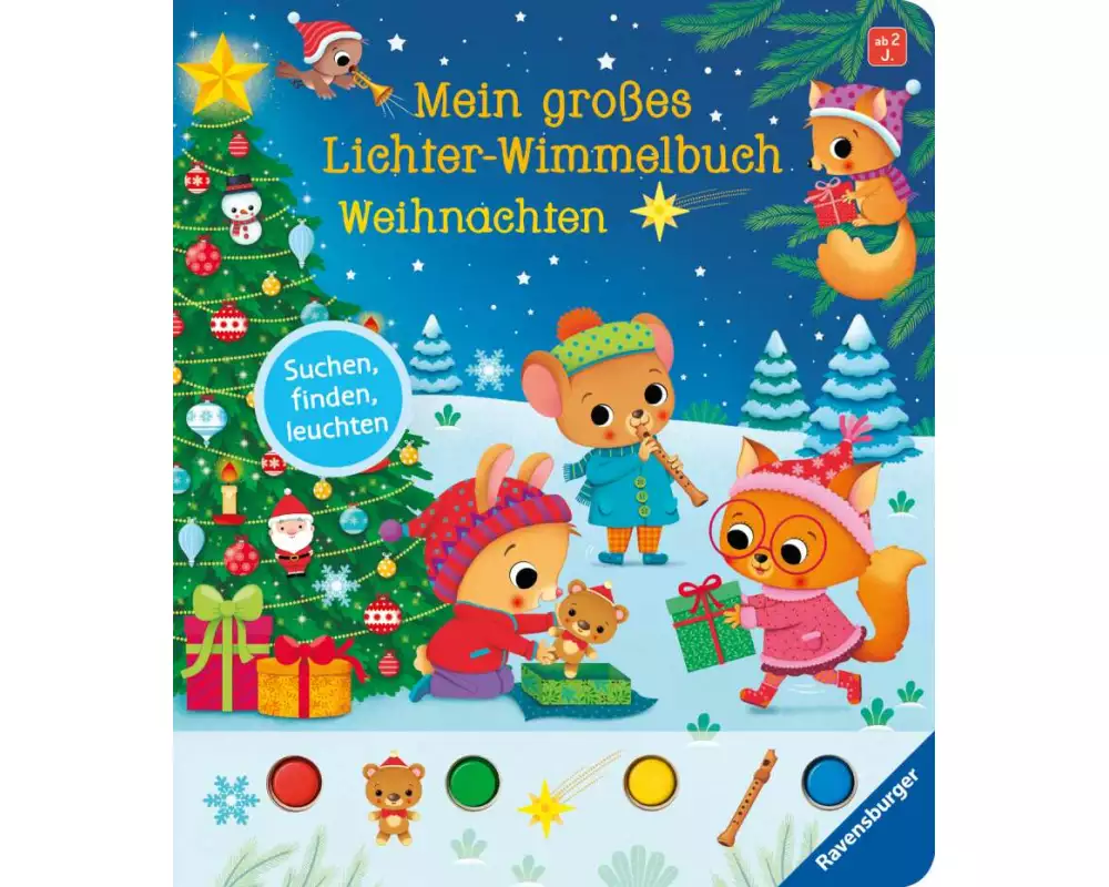 Mein großes Lichter-Wimmelbuch: Weihnachten