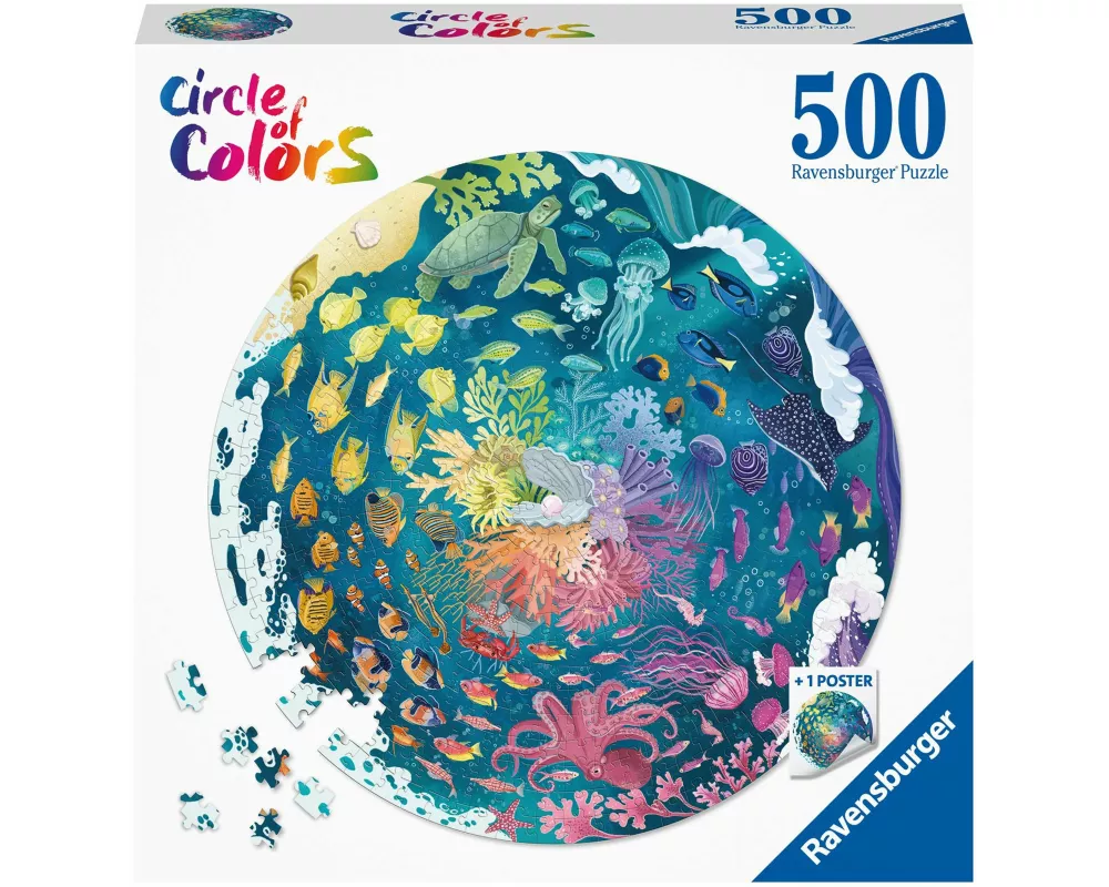 Erwachsenenpuzzle 500 Teile - Circle of Colors - Ozean