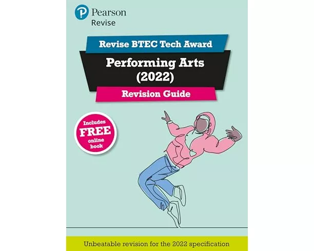 Pearson REVISE BTEC 2022 Tech Award Performing Arts Revision Guide inc online edition - for 2026, 2027 exams