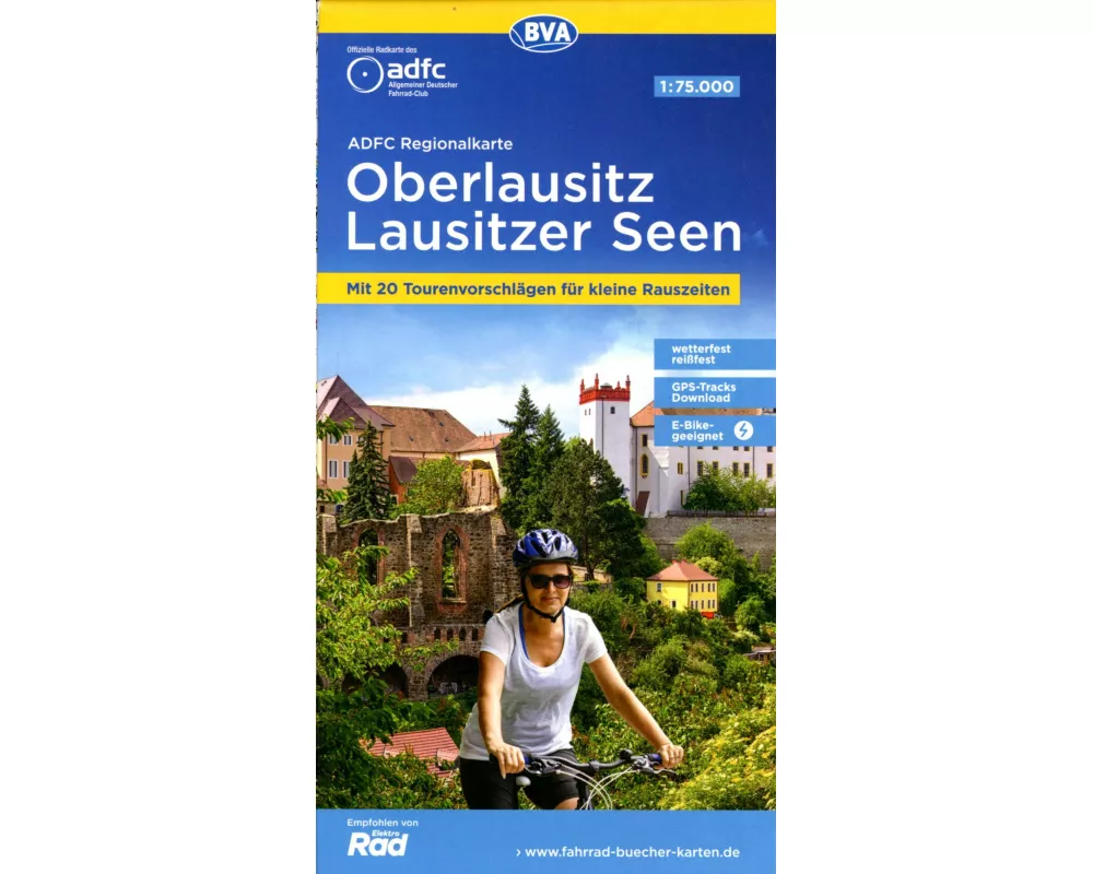 BVA ADFC Regionalkarte Oberlausitz - Lausitzer Seen 1:75.000