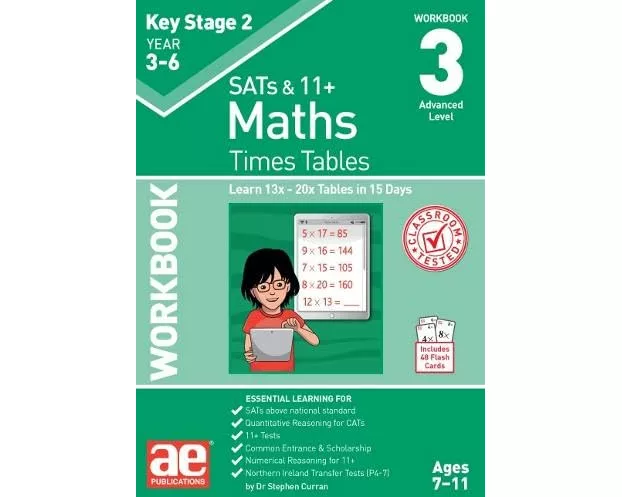 KS2 Times Tables Workbook 3