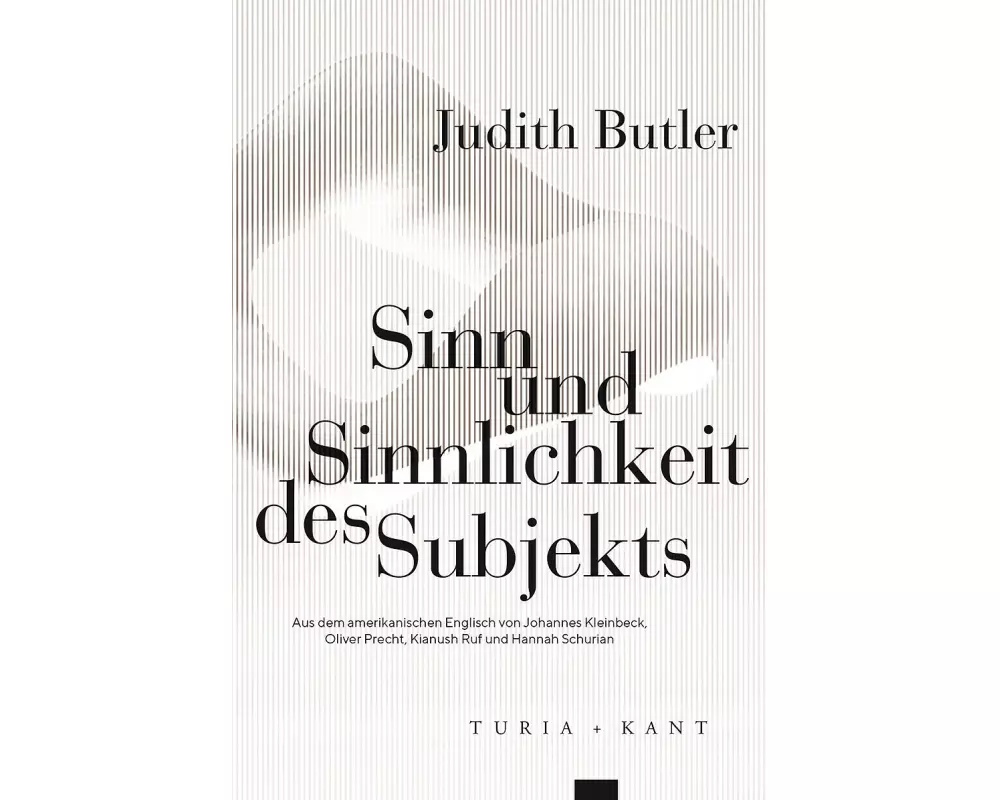 Sinn und Sinnlichkeit des Subjekts