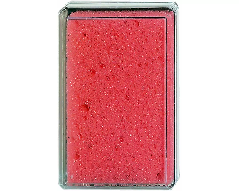 Schwamm Pink in Plastikbox 65 x 96 mm