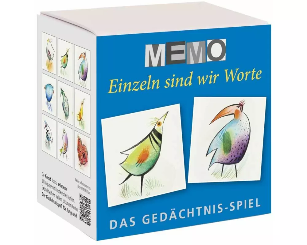 Memo-Spiel - Einzeln sind wir Worte