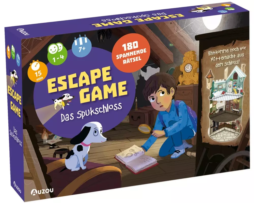 HUCH! Kinderspiel Escape Game Das Spukschloss