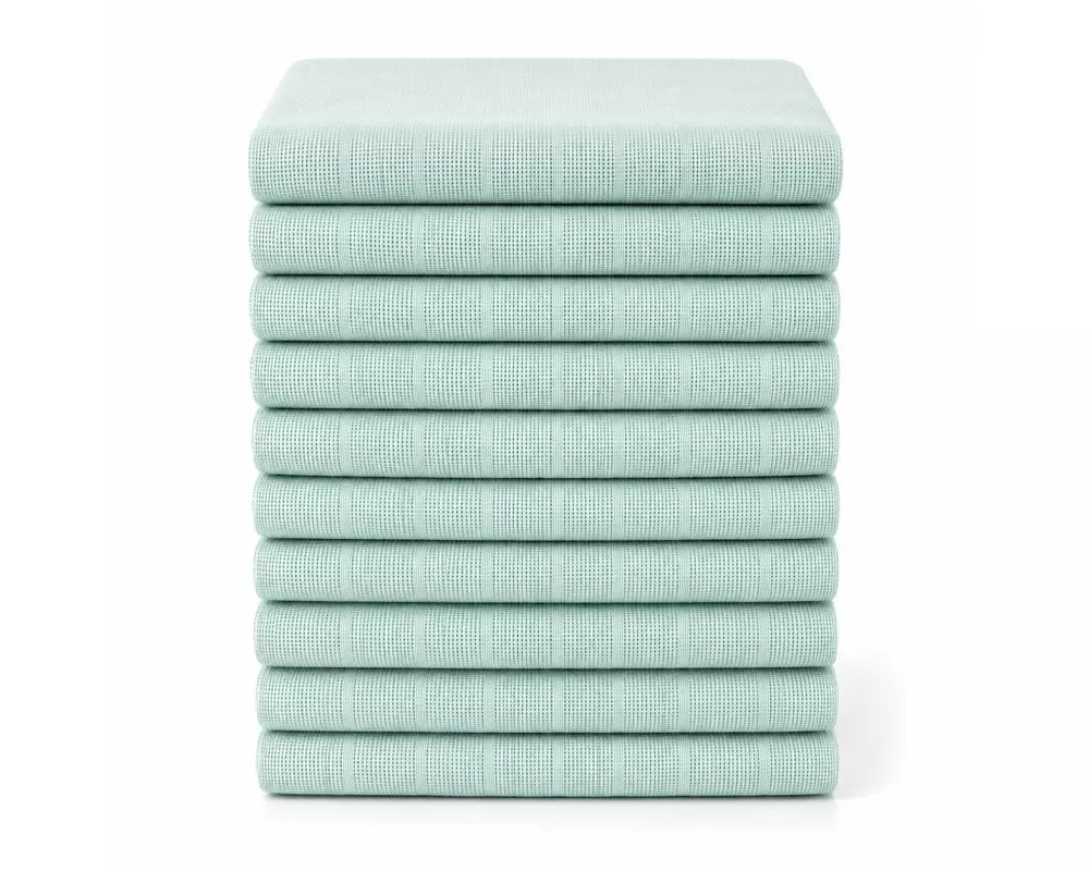 MAKIAN Mulltuch 10er Pack, 80 x 80 cm