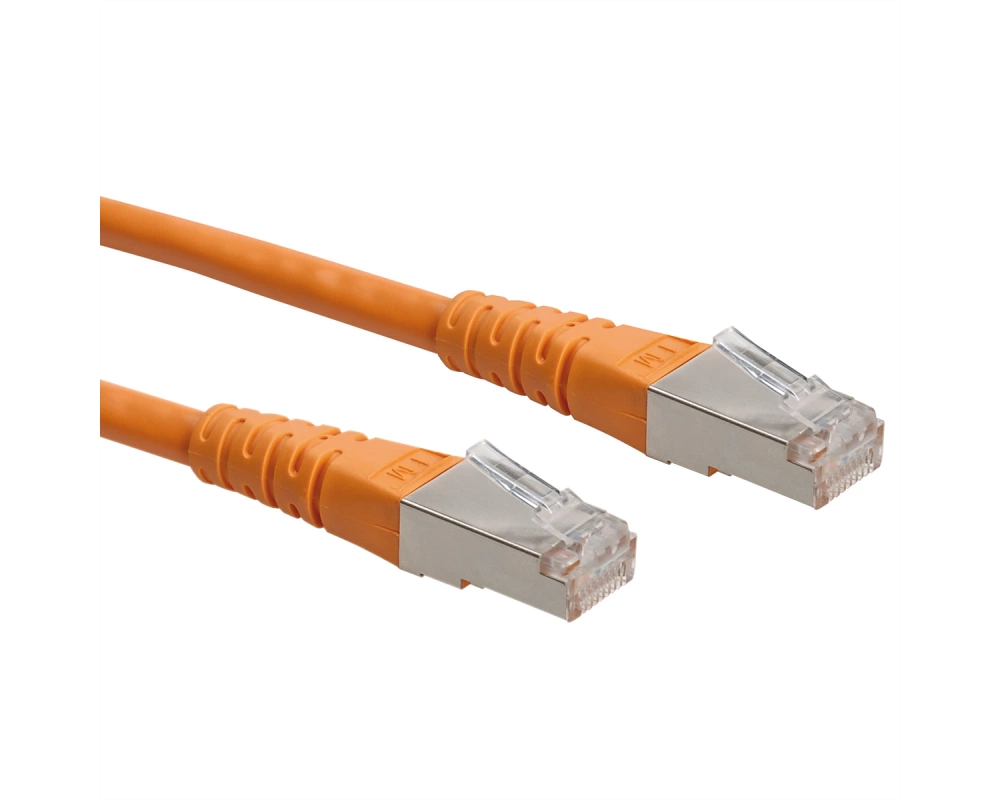 ROLINE Patchkabel Cat.6 (Class E) S/FTP (PiMF), orange, 10 m