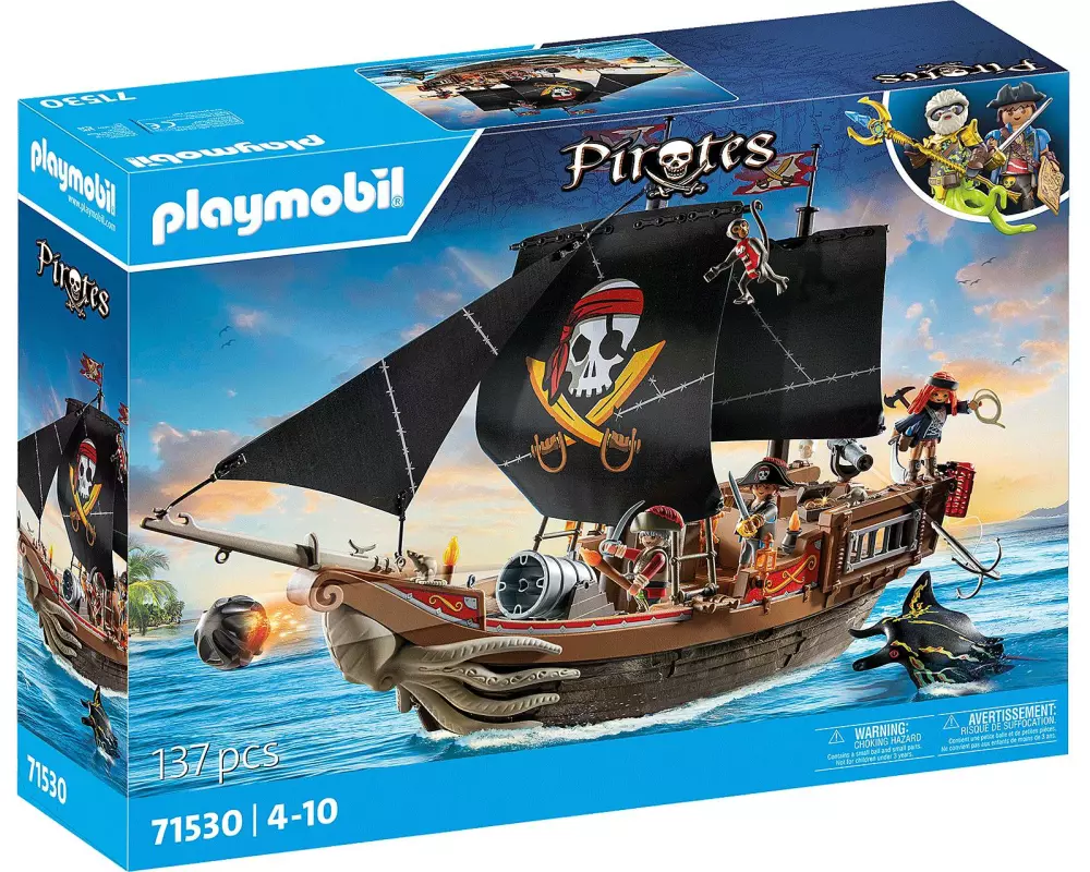 Playmobil Pirates Grosses Piratenschiff 71530