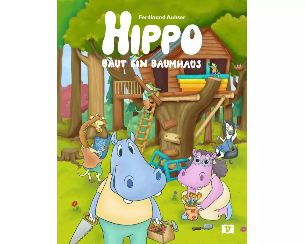 Hippo baut ein Baumhaus