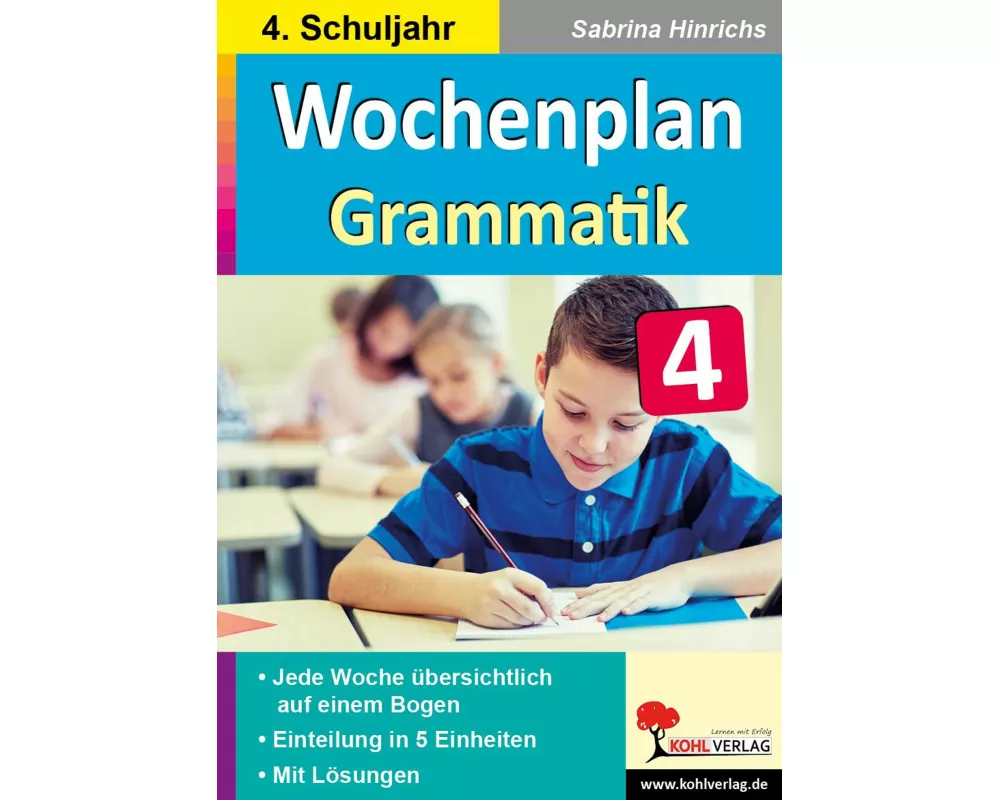 Wochenplan Grammatik / Klasse 4