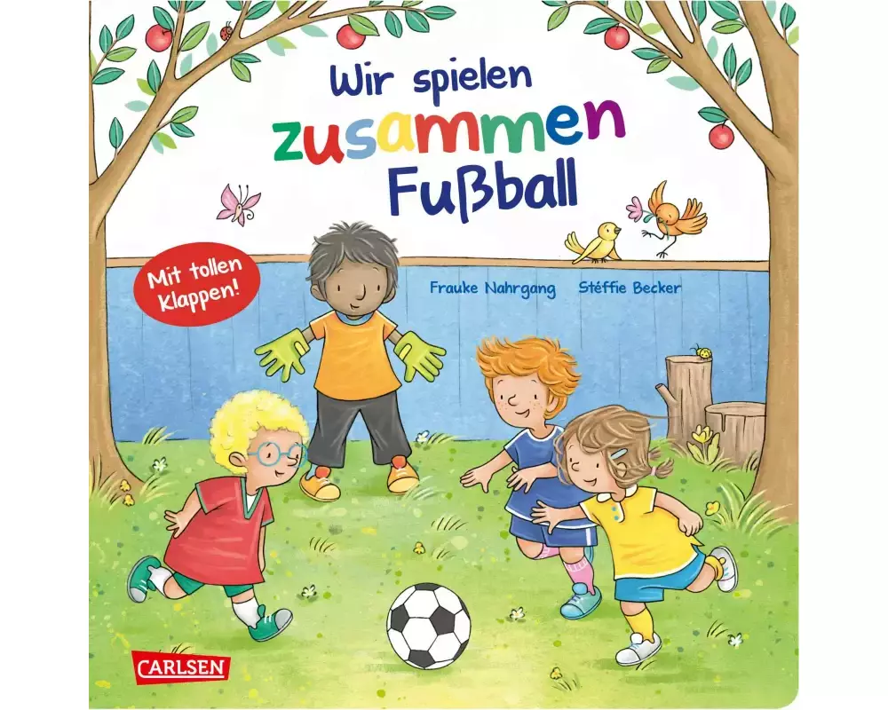 Wir spielen zusammen Fußball