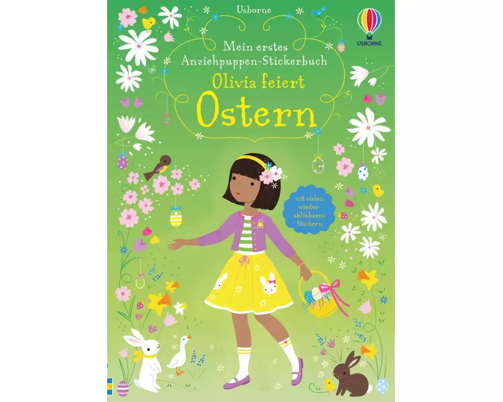 Mein erstes Anziehpuppen-Stickerbuch: Olivia feiert Ostern