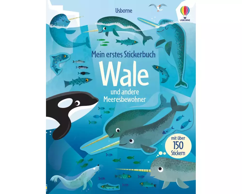 Mein erstes Stickerbuch: Wale und andere Meeresbewohner