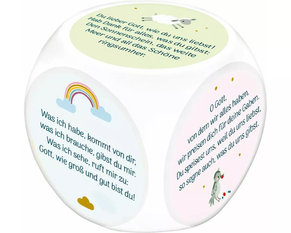 Gebetswürfel – Tischgebete für jeden Tag