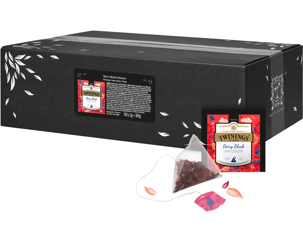 TWININGS Berry Blush Infusion 100016920 Pyramide 2.5g, 100 Stk.