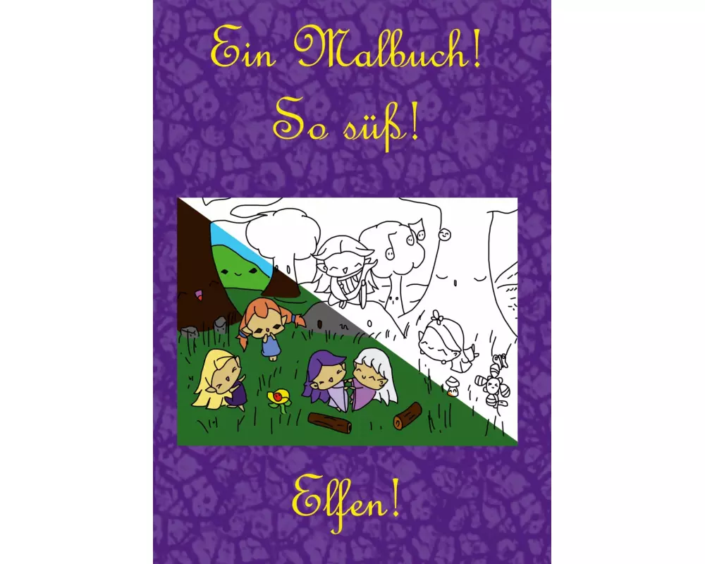 Ein Malbuch! So süß! Elfen!