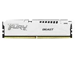 Kingston 32GB, 6400MT/s, DDR5, CL32, DIMM, FURY Beast, White, EXPO