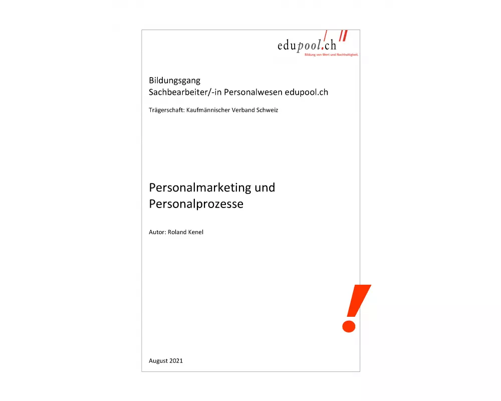 Modul Personalmarketing und Personalprozesse (neues Modell)