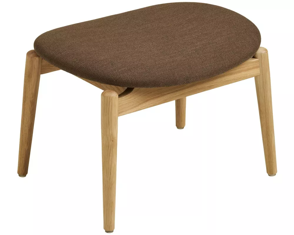 House Nordic Hocker Olvera Footrest 43 x 53.5 x 38 cm, Natur-Braun