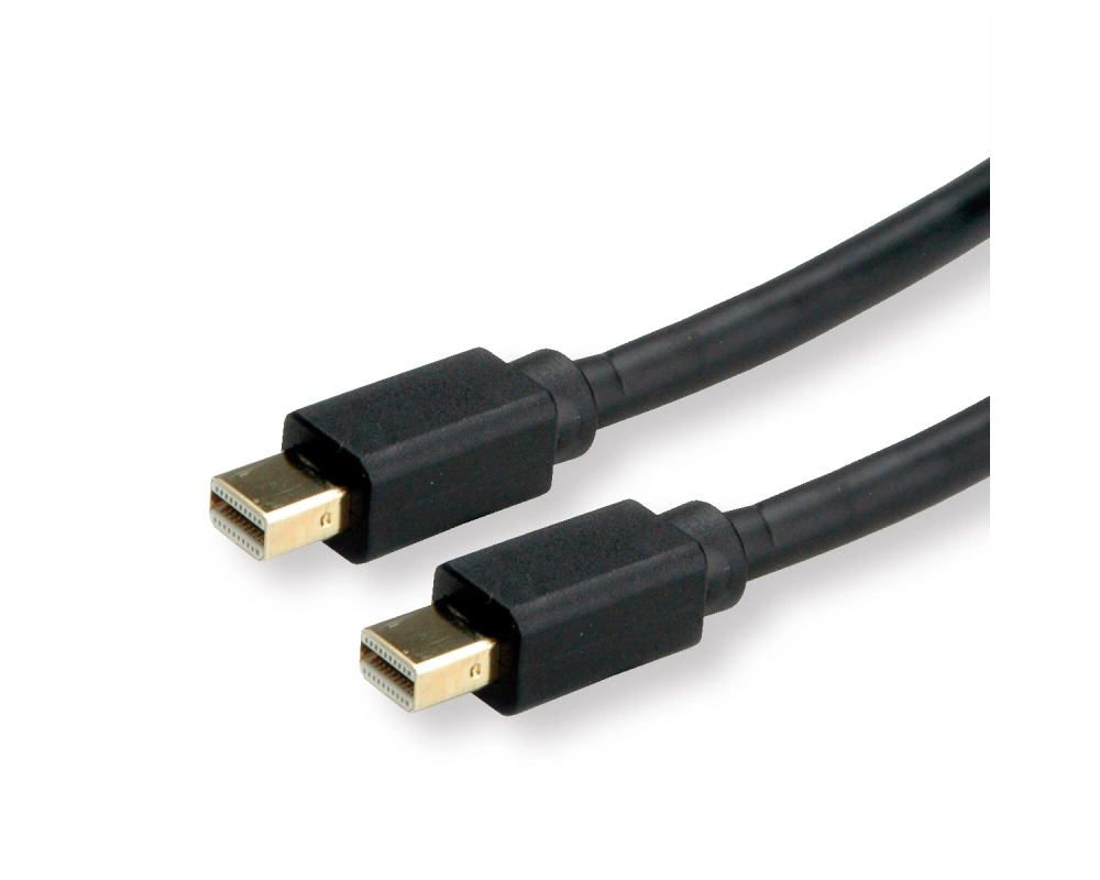 ROLINE Mini DisplayPort Kabel, v1.4, mDP - mDP, ST - ST, schwarz, 1 m