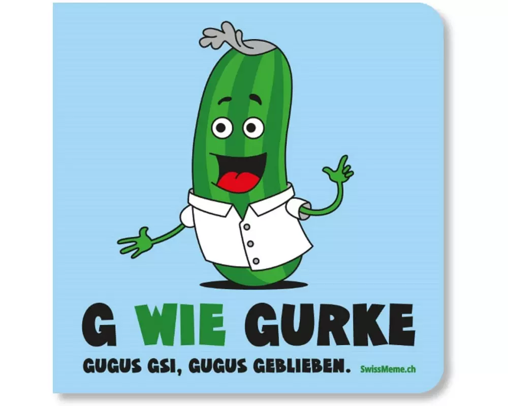 Swissmeme Kinderbuch G wie Gurke