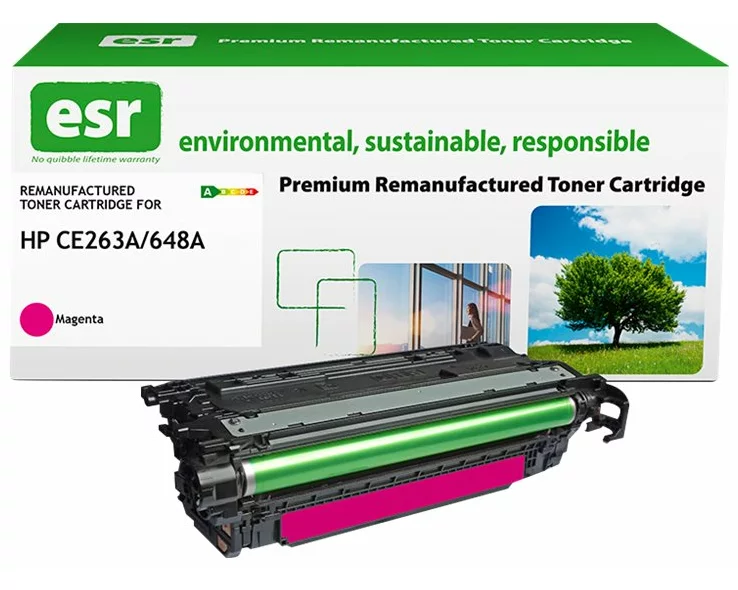 ESR Toner cartridge compatible with HP CE263A magenta remanufactured 11.000 pages