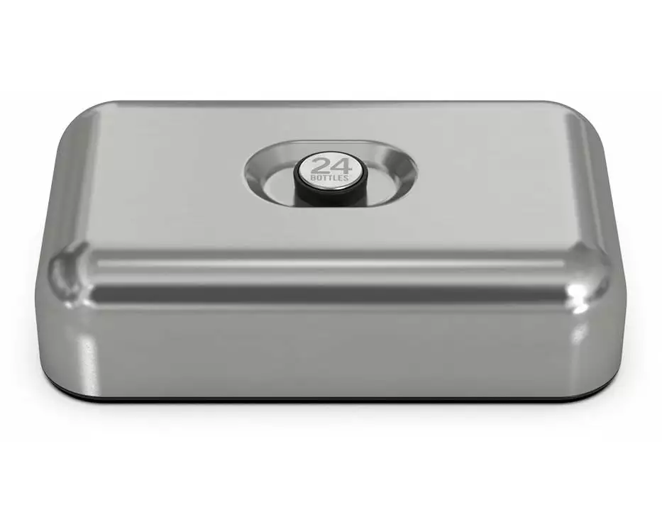 24Bottles Lunchbox Brushed Steel