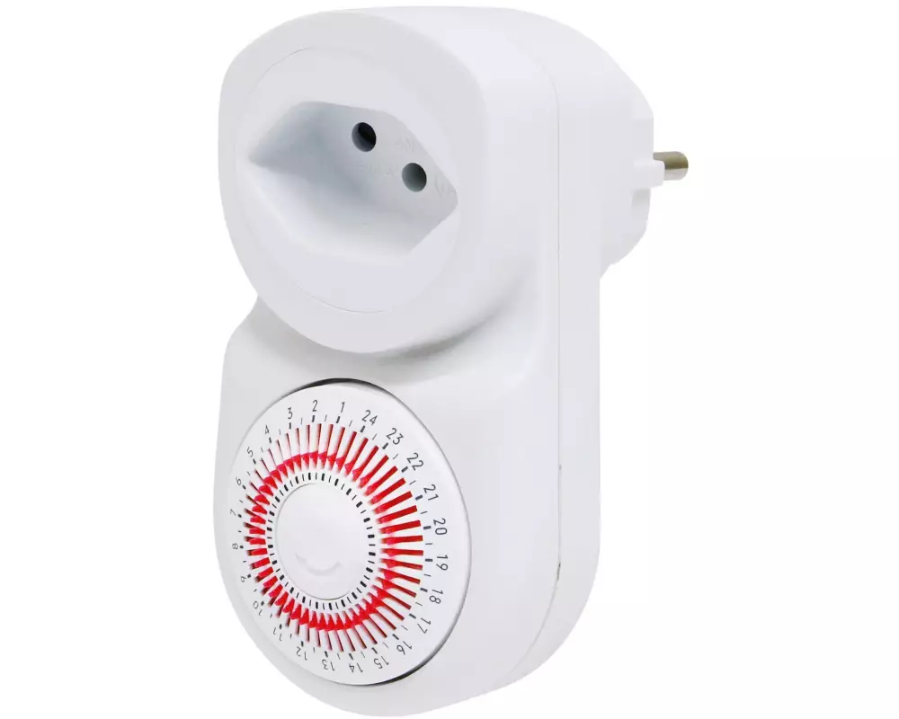 STEFFEN Zeitschaltuhr IP20 24 h 30 Min Mechanisch