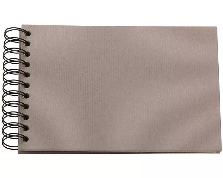 S.O.H.O. Taupe - Wire-o Fotoalbum 40/195 x 145 mm, offwhite