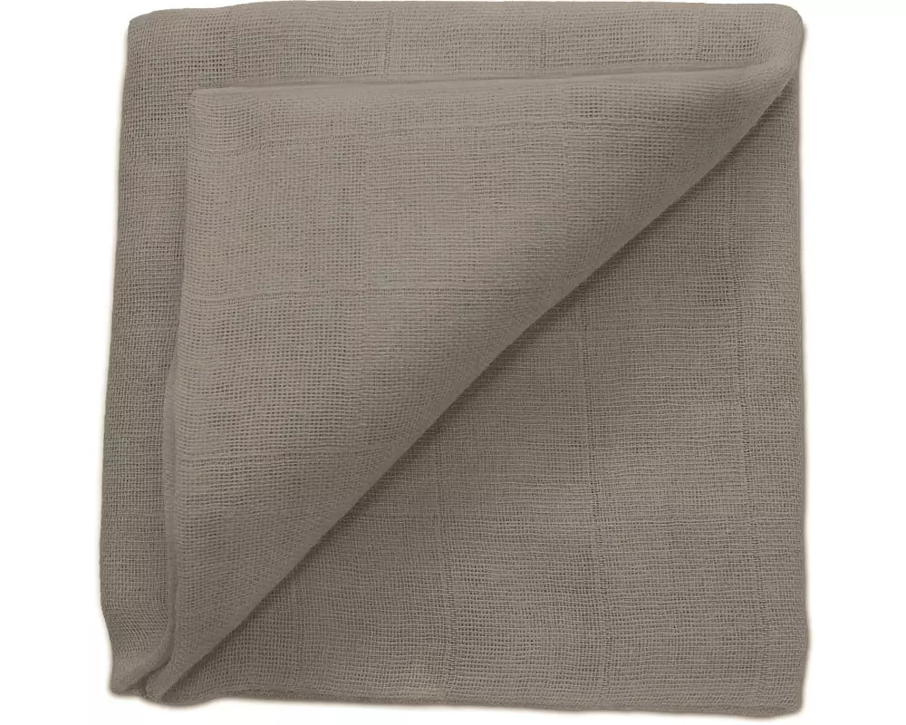 ZEWI bébé-jou Mulltuch Mud 60 cm x 60 cm