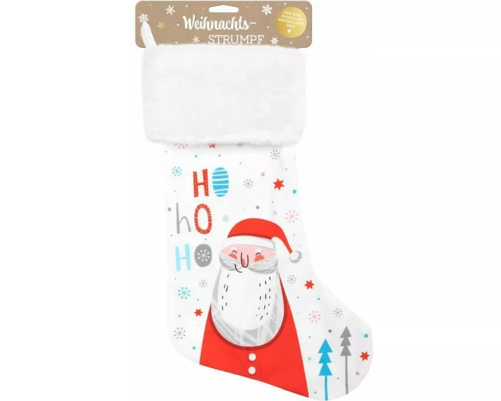 Weihnachtsstrumpf Motiv Ho ho