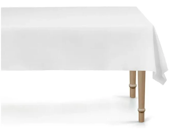 Partydeco Tischdecke Weiss, 183 x 137 cm