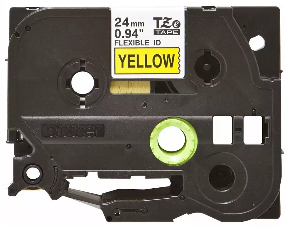 Brother Beschriftungsband TZe-FX651 Schwarz auf Gelb