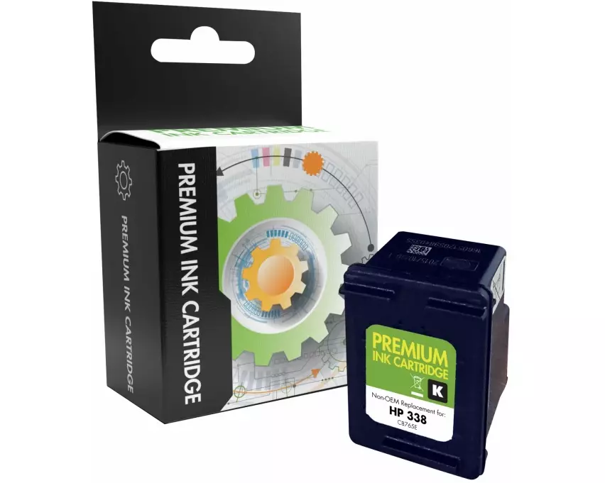 STATIC Ink cartridge compatible with HP C8765EE 338 black remanufactured 480 pages