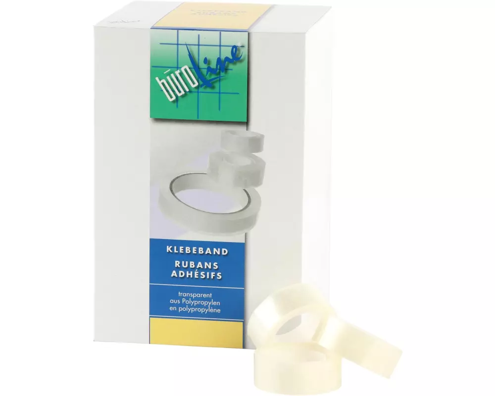 Büroline Klebeband 19 mm Transparent, 24 Stück