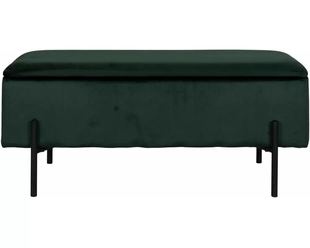 House Nordic Sitztruhe Watford 36.5 x 95 x 46 cm, Dunkelgrün