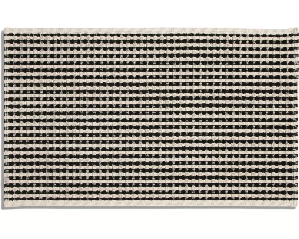 Möve Badteppich New Heritage 60 x 100 cm, Nature/Black