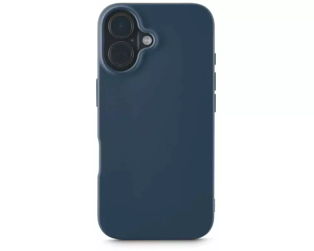 Hama Back Cover Fantastic Feel Blau/Dunkelblau für iPhone 16