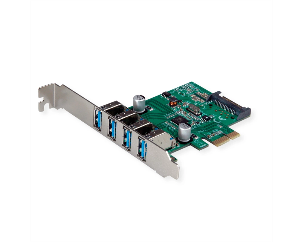 VALUE PCI-Express-Karte, USB 3.2 Gen 1, 4 Ports