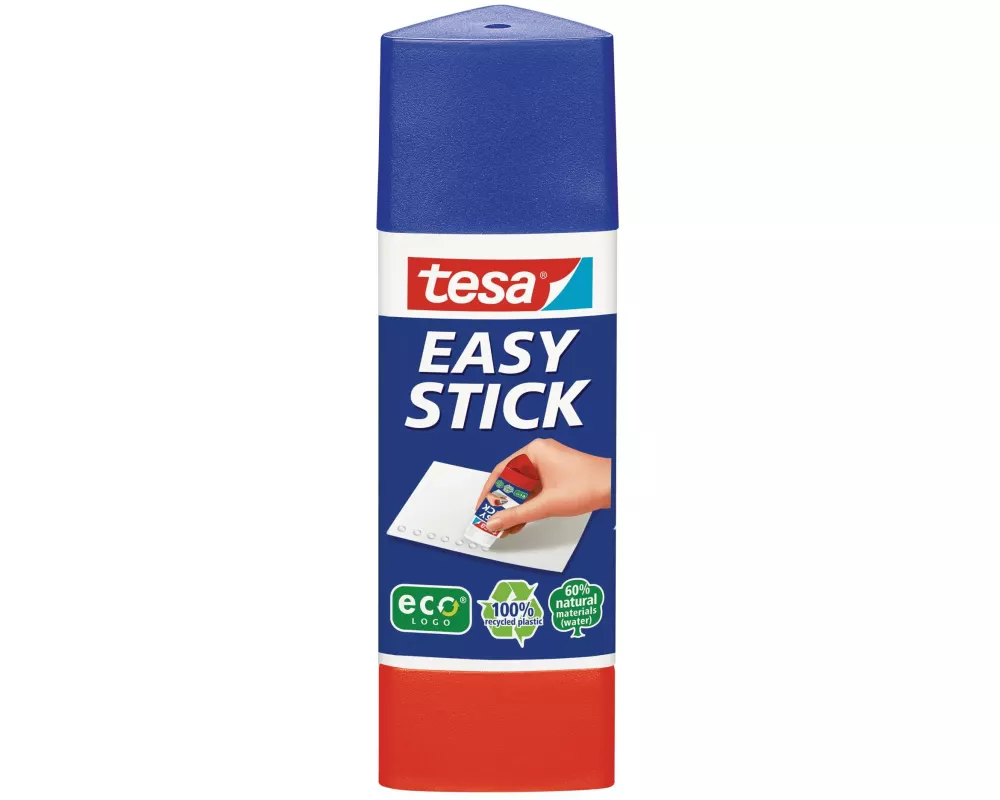 tesa Klebestift Easy Stick eco 1 Stück, Weiss