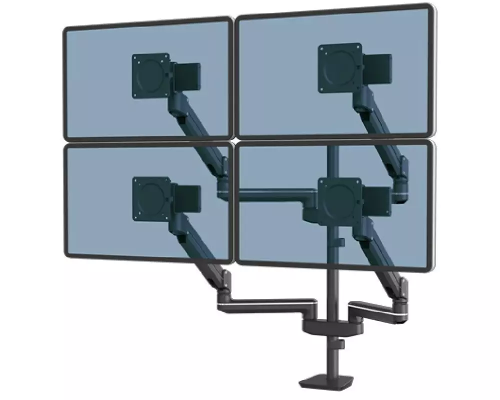 Fellowes Tischhalterung Tallo Modular 4FMS bis 7 kg / 40", Schwarz