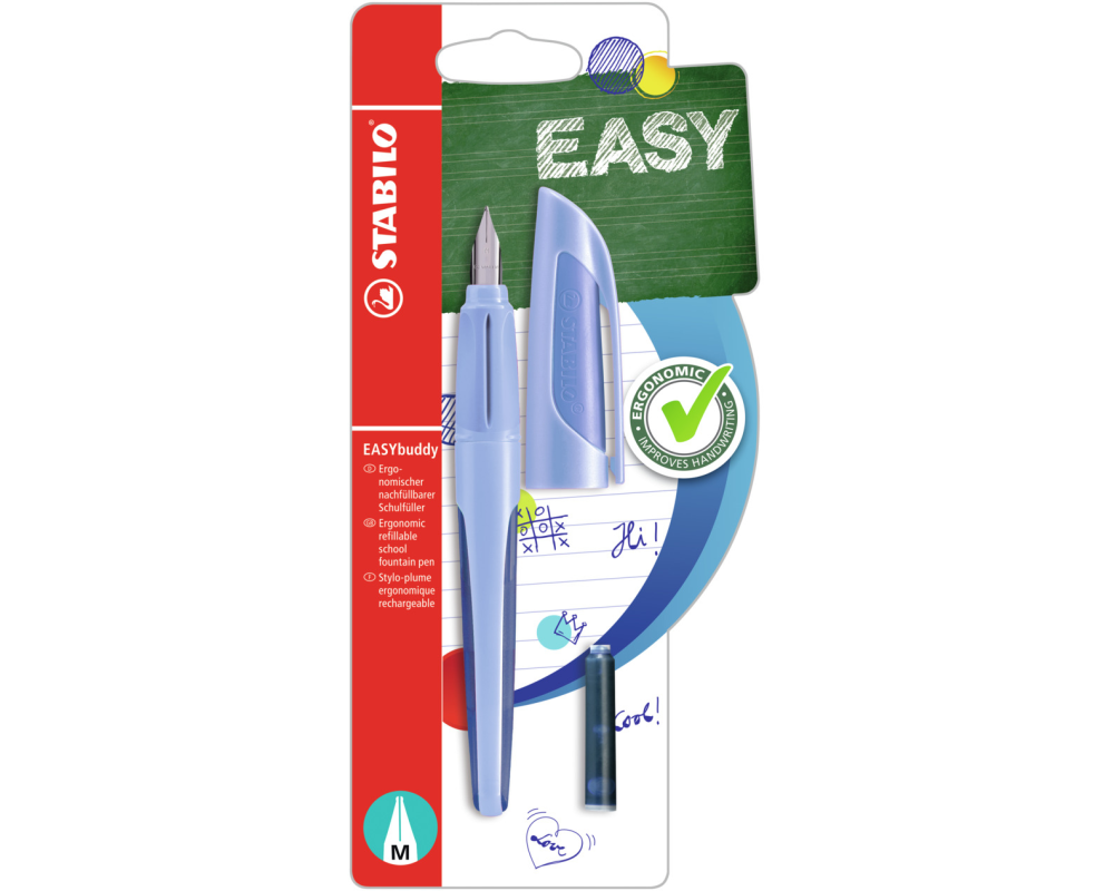 STABILO Füllhalter EASYbuddy M B-58772-5 blau