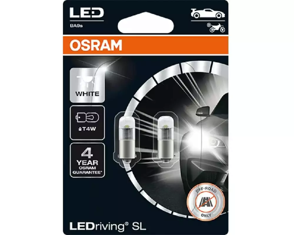 OSRAM Signallampen LEDriving SL T4W BA9s Motorrad/PKW