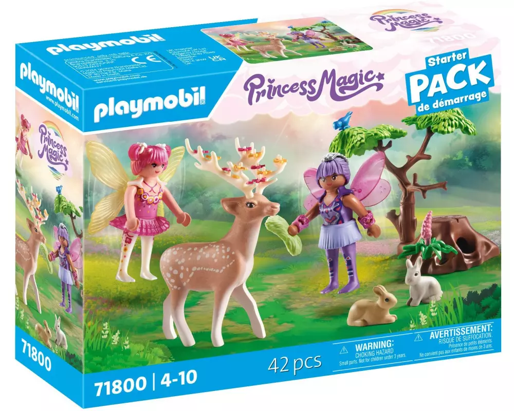 Playmobil Fairies Feen mit süssen Waldtieren 71800