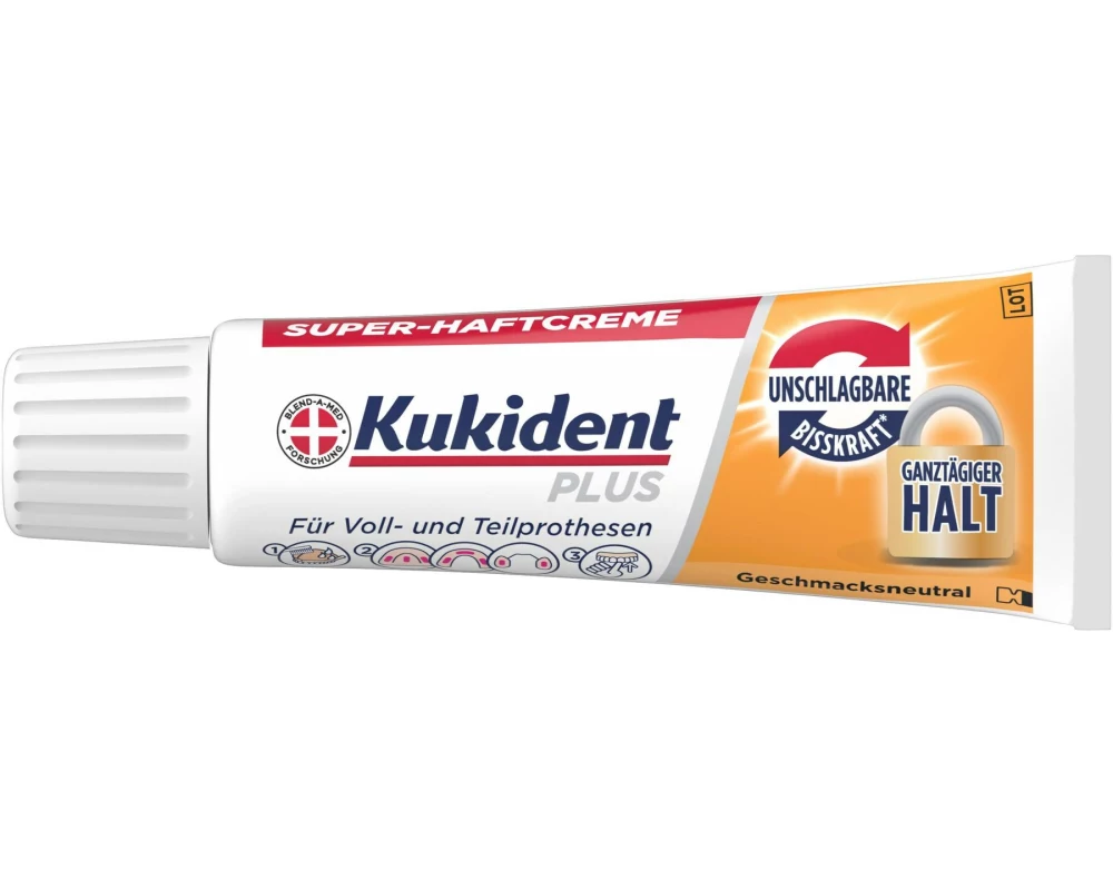 Kukident Kukident Plus Unschlagbare Bisskraft, Geschmacksneutral 40 g