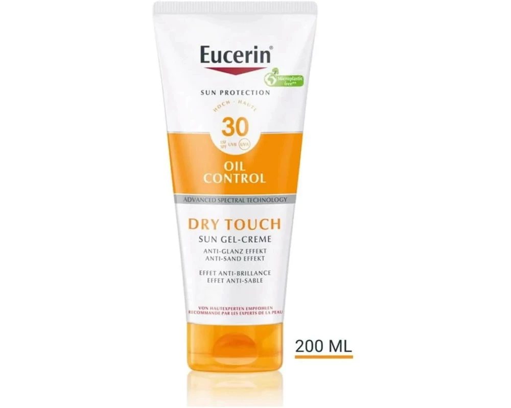 Eucerin SUN Oil Control Body Dry Touch Gel Creme 200 ml