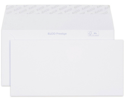 ELCO Couvert Prestige C5/6 42786 120g,weiss,o/Fenster 250 Stück