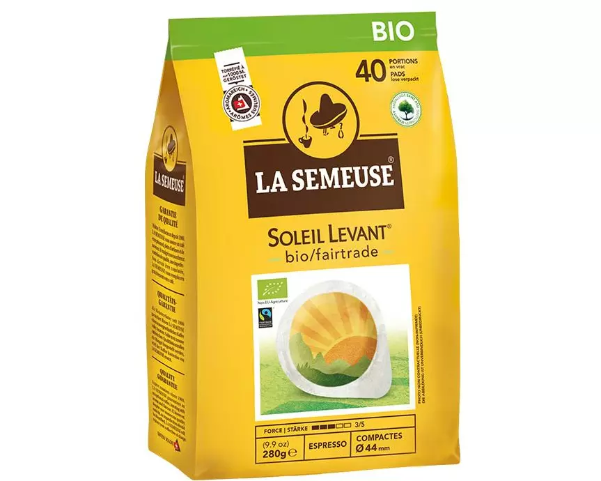 La Semeuse Kaffeepads Soleil Levant 40 Stück