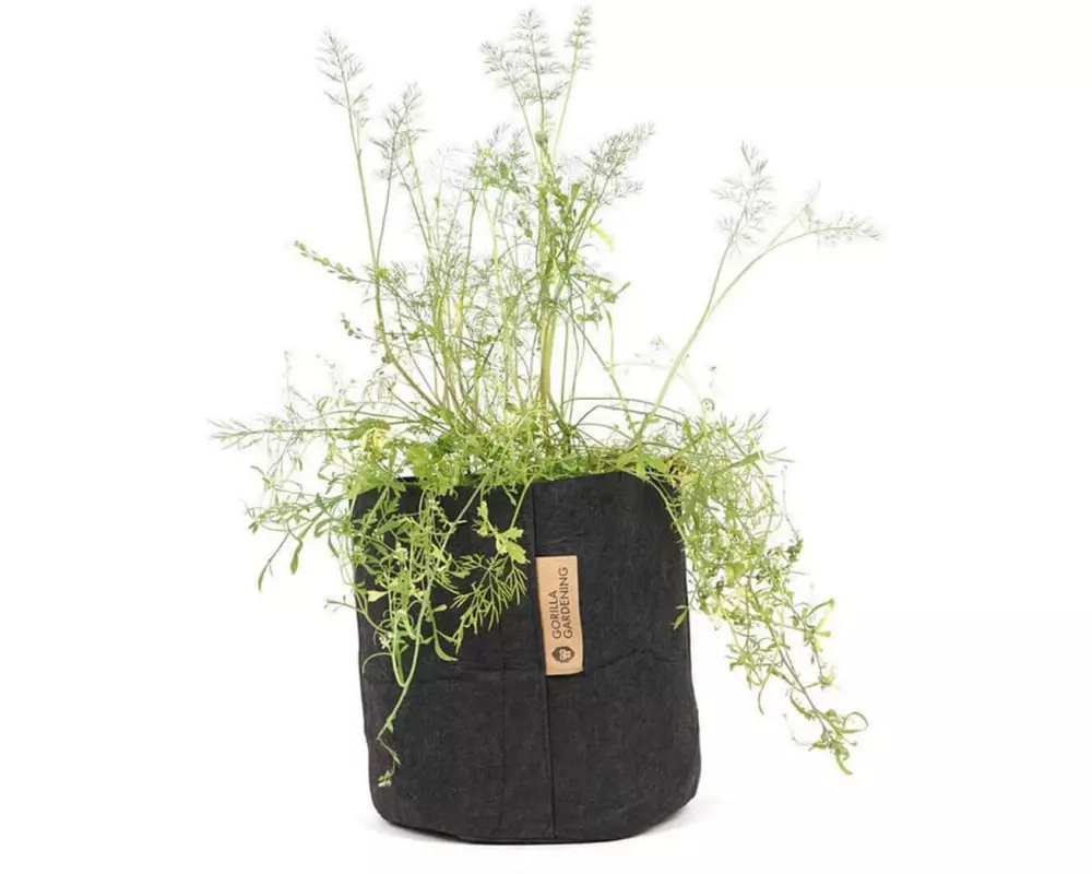 Gorilla Gardening Pflanzsack Schwarz