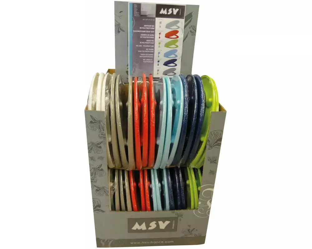 MSV Toilettensitz Weiss